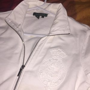 White Ralph Lauren Zip-Up Jacket